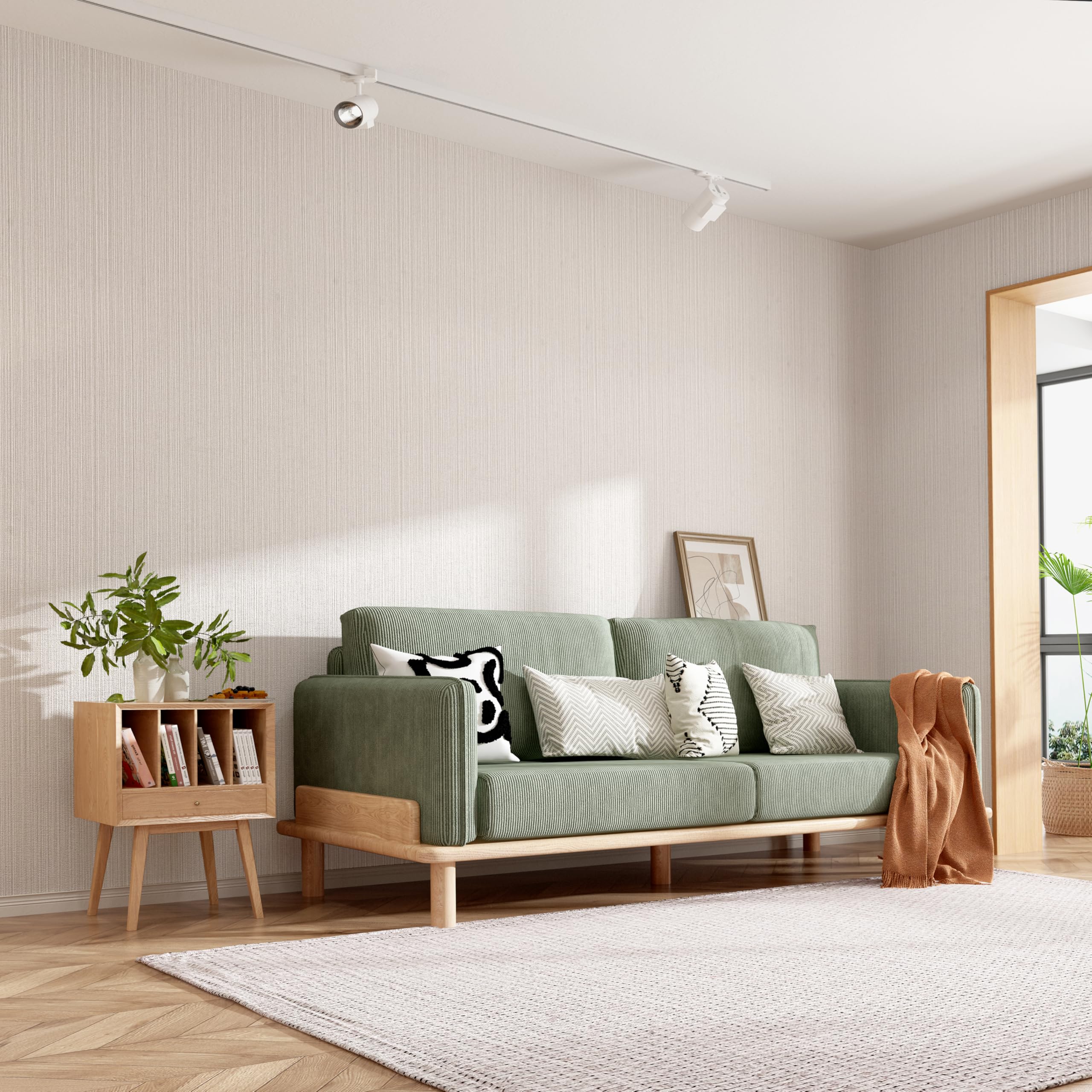 hyunhome 24x394-inch roll covers large areas with fewer seams.