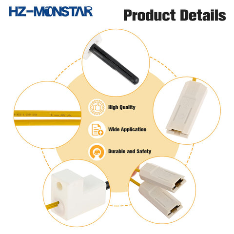 HZ-MONSTAR PP200 HA1000 temperature specs close-up shows ignition temperature