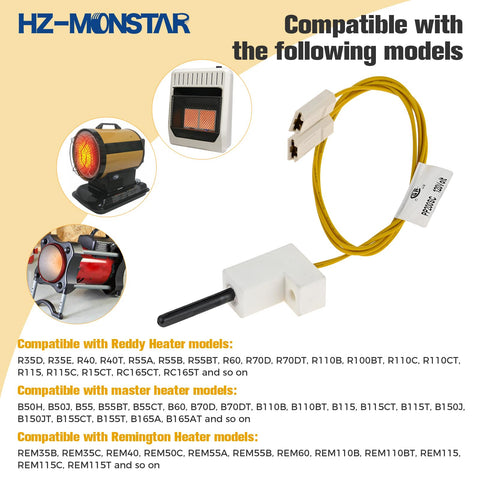 HZ-MONSTAR PP200 SC compatibility models list demonstrates broad heater support