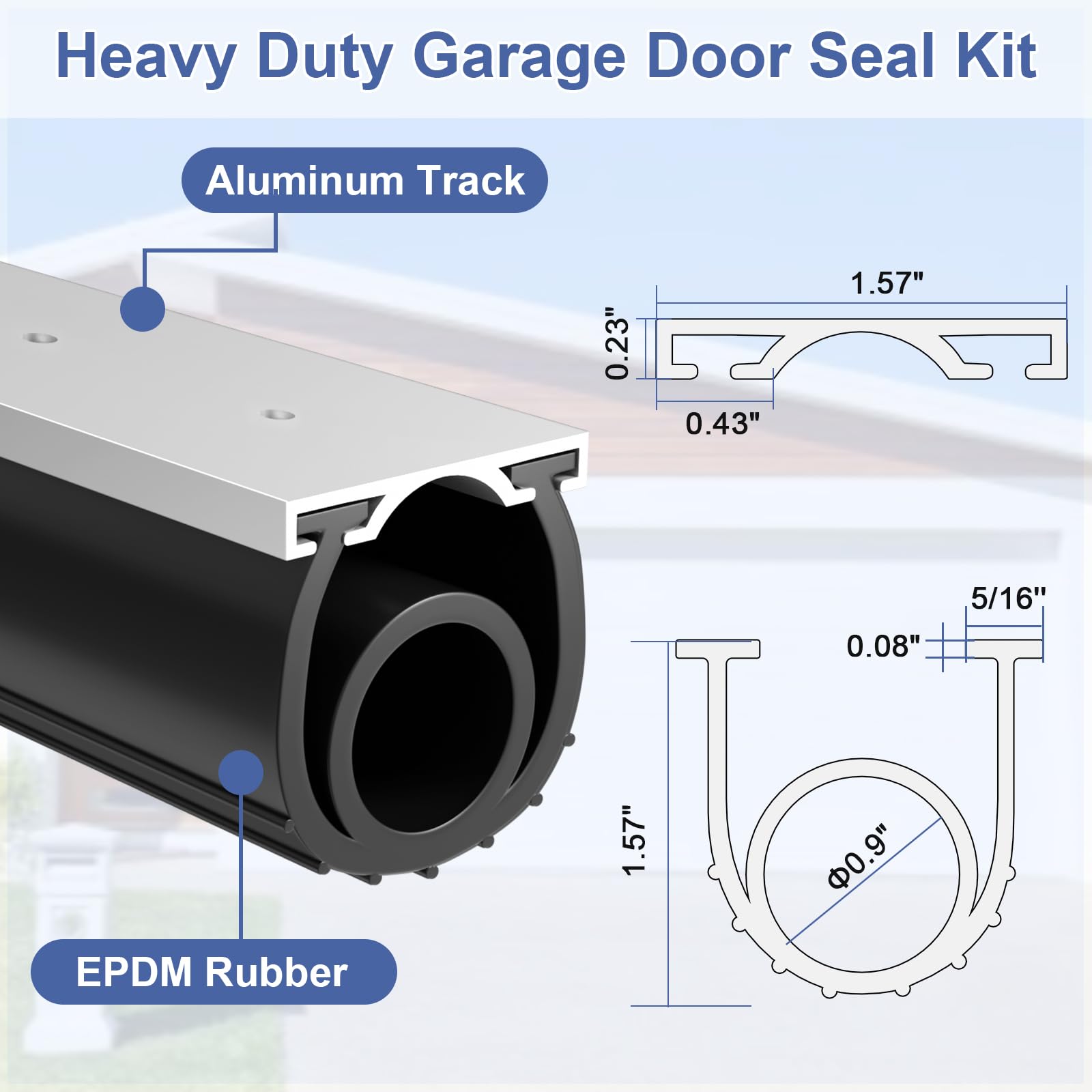 Cold-weather EPDM remains flexible from -40°F to 240°F with Hzetuu seal.