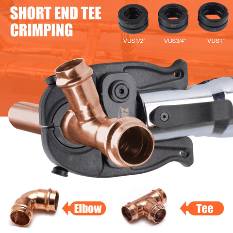 Lightweight aluminum body of the ProPress Tool