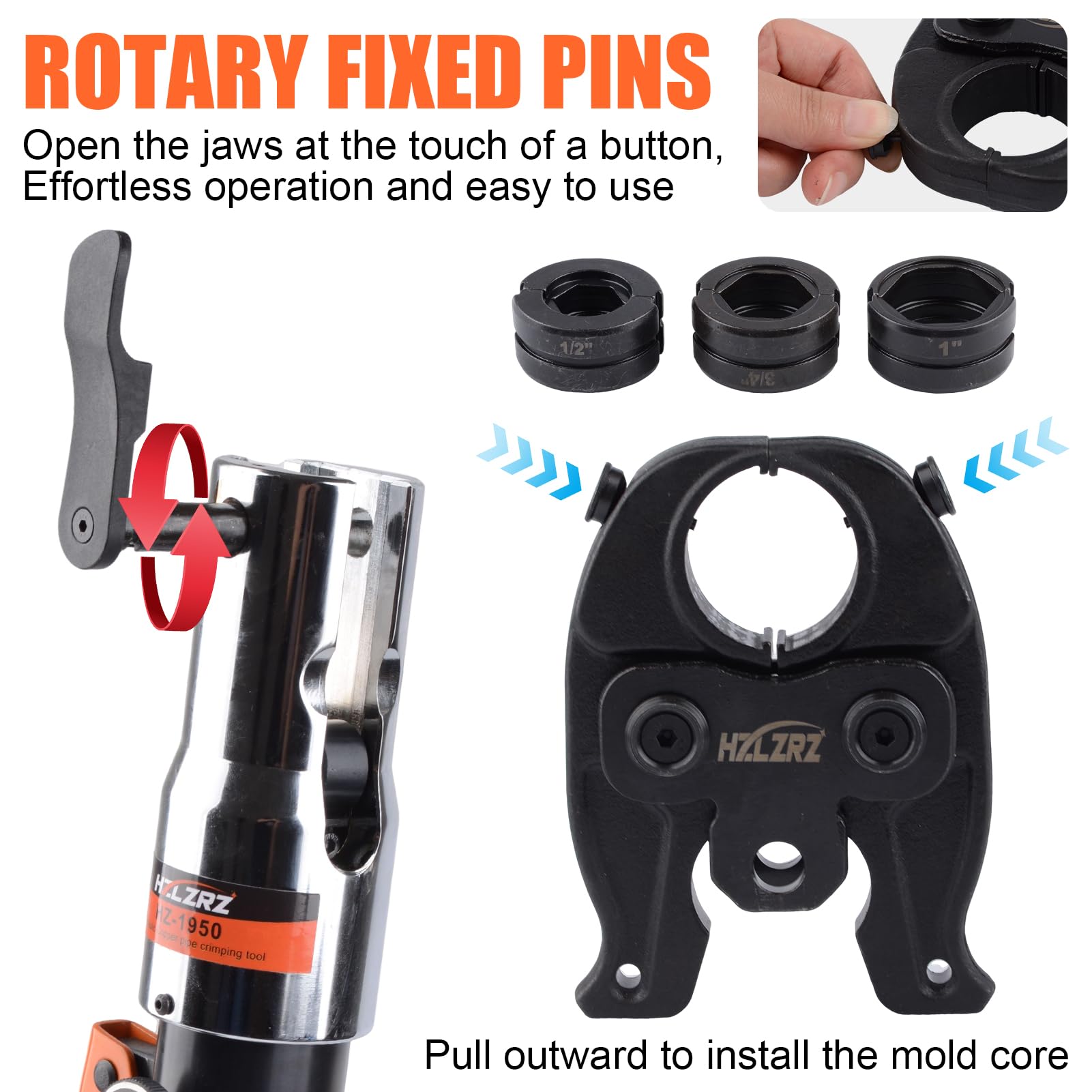 Deburring tool included for smooth pipe joints