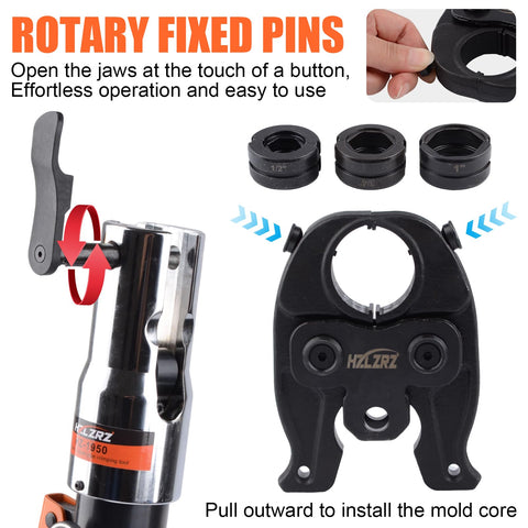 Deburring tool included for smooth pipe joints