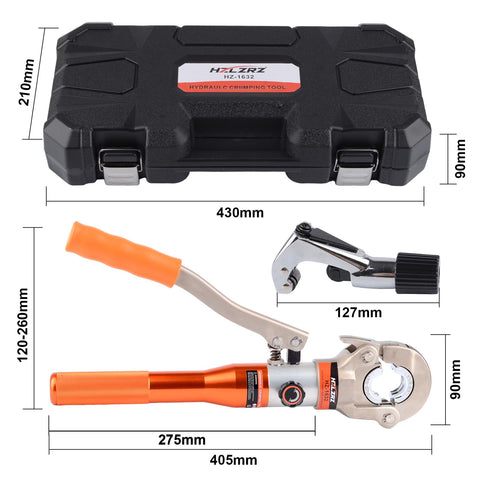 HZLZRZ Propress Tool dies for 1/2, 3/4, and 1 inch enable versatile crimping.