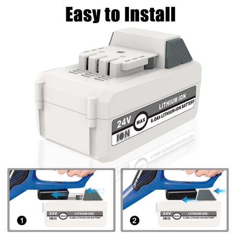 i-Bateria 24V battery with LED gauge display for charge monitoring.