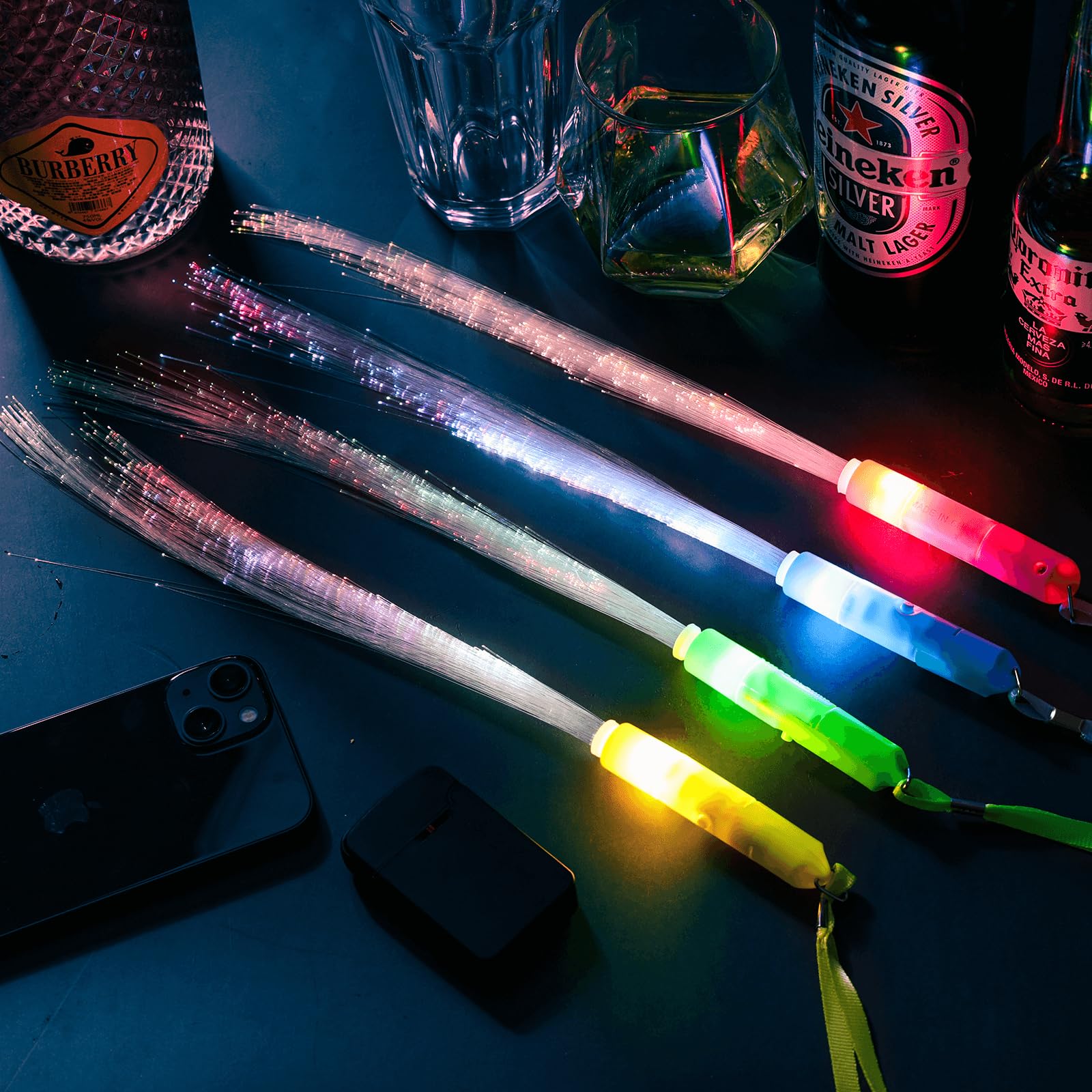 i7creoy fiber-optic wands dynamic modes ideal for light painting and stages