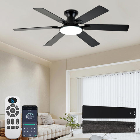 iacaf flush-mount ceiling fan with easy installation and reliable support.
