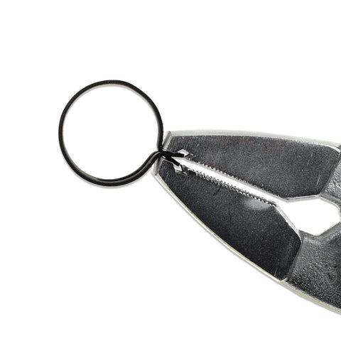 IAG Performance pliers with red grips enabling comfortable leverage during hose maintenance.
