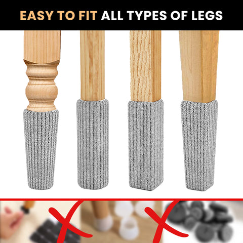 IAMZAY anti-slip knit reduces movement on hard floors.