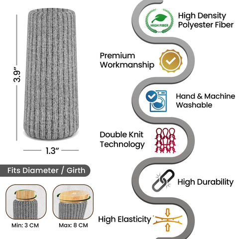 IAMZAY square-leg sock fits square legs with all-round coverage.