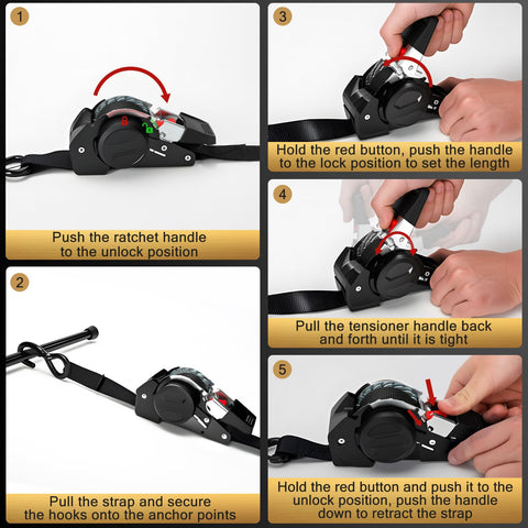 IAZZCO soft loops included prevent scratches on paint and interiors.