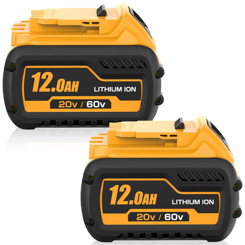 Ibanti 2-pack front view battery showing extended runtime