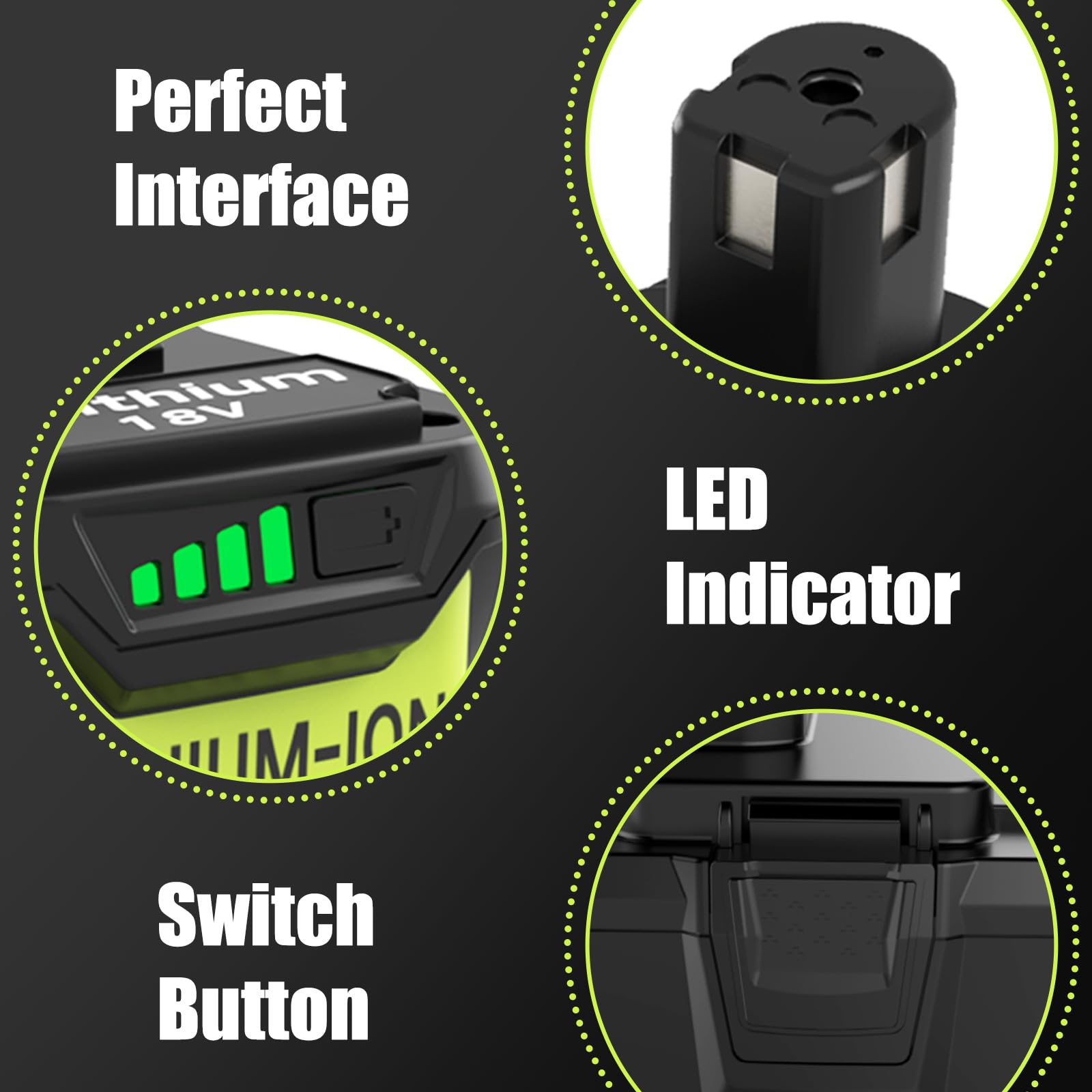 Li ion cells from Ibanti for reliable Ryobi 18V power