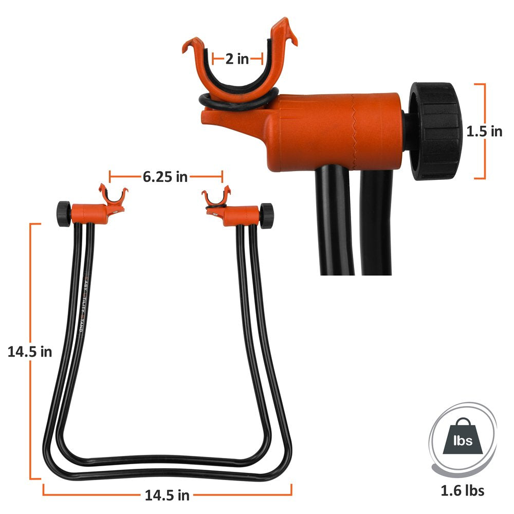 Ibera Easy Utility Bike Stand Scratch-free alloy steel construction protects bike finish during maintenance