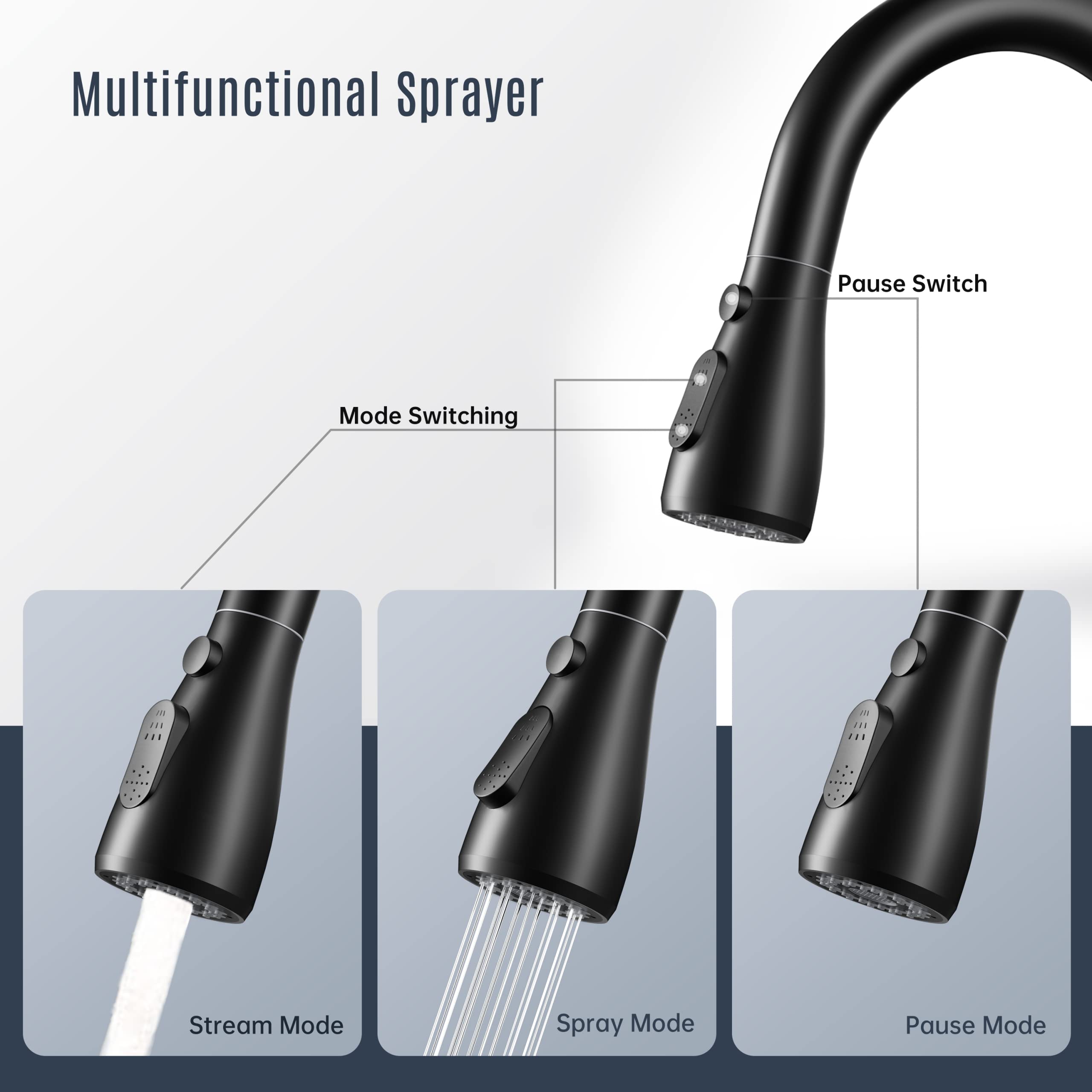 IBOFYY 304 stainless steel construction highlights durability and safety.