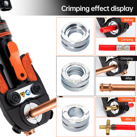 IBOSAD copper dies 1/2 to 1 inch enable strong copper pipe crimps