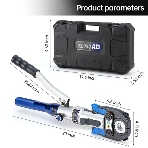 IBOSAD Pro-Press compatible crimpers for versatile copper fitting options.