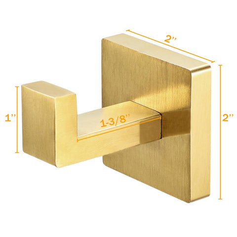 IBosins versatile bathroom living room hooks for towels robes and coats.