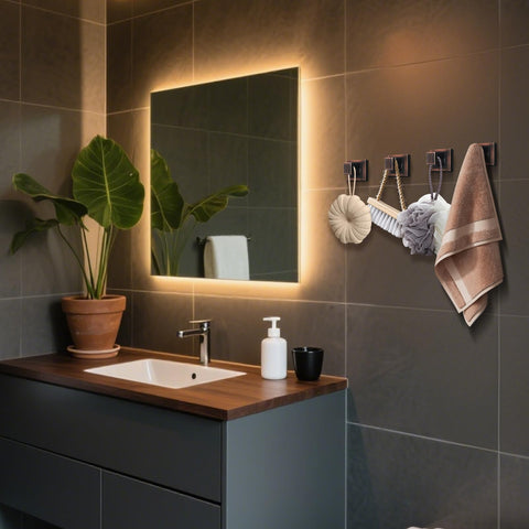 IBosins heavy-duty wall hook with installation hardware included.