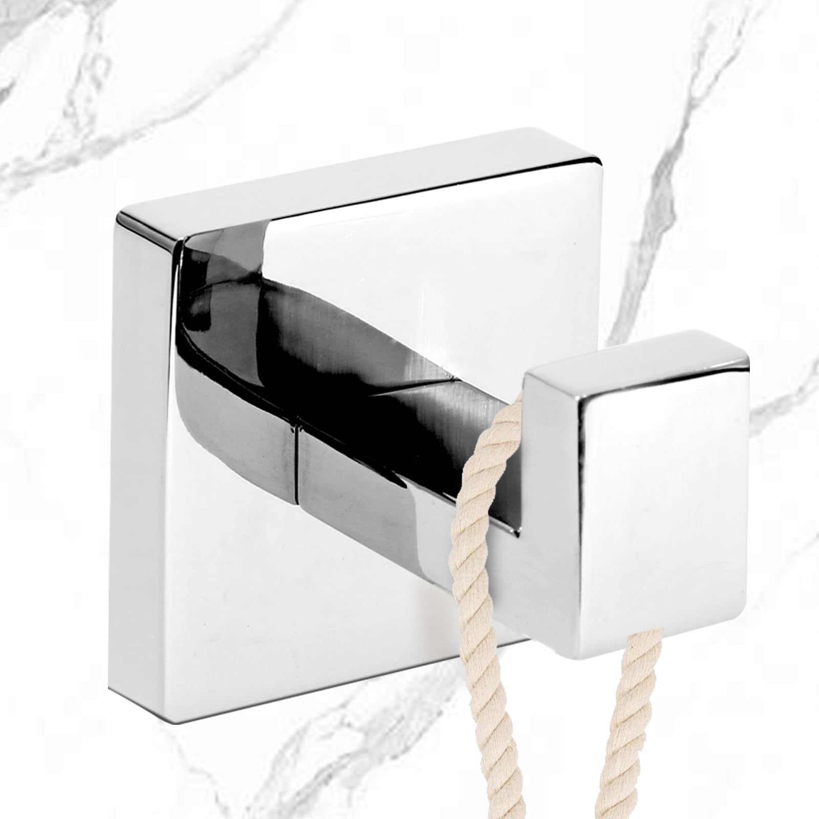 IBosins stainless steel towel hooks wall mount for heavy items.