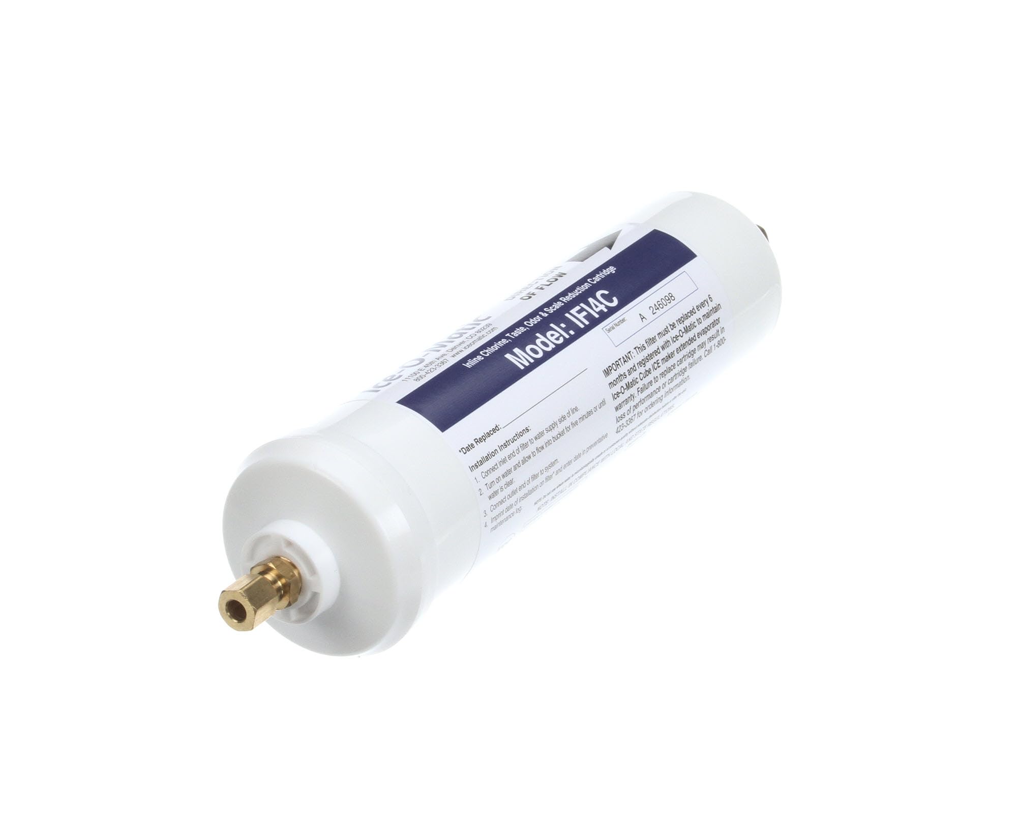 Ice-O-Matic IFI4C inlet fitting view indicating reliable water connection