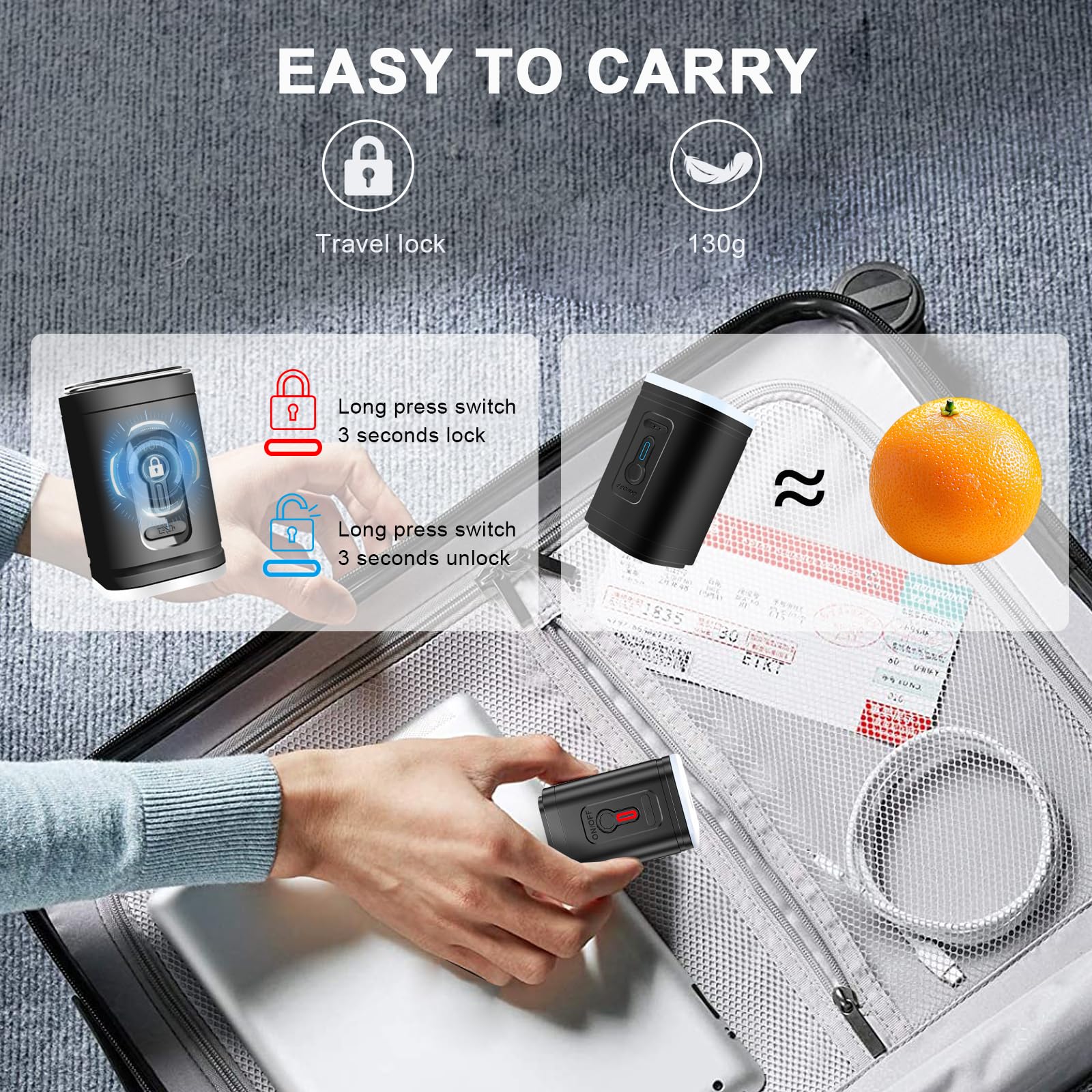 ICEKATI travel pump includes protective storage bag for easy transport
