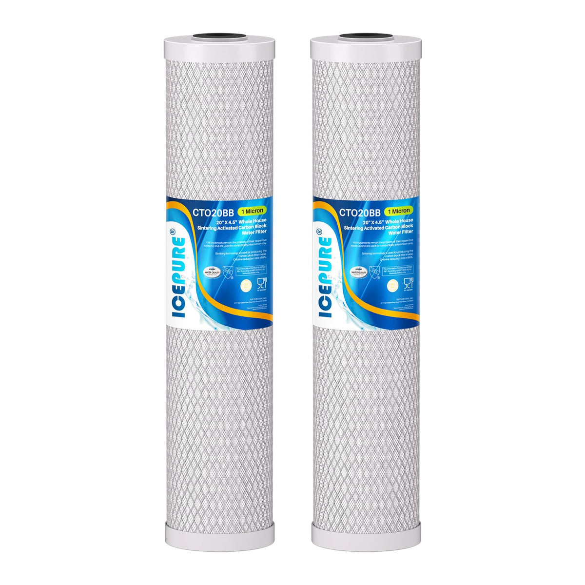 ICEPURE 1-micron filter core for enhanced whole-house purification