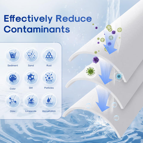 ICEPURE compatible with AP110/AP801, GE FXUSC, Whirlpool WHKF-GD05 for easy replacement.