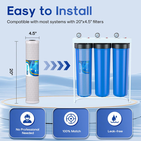 ICEPURE CTO20BB delivers cleaner water from the tap for daily use.