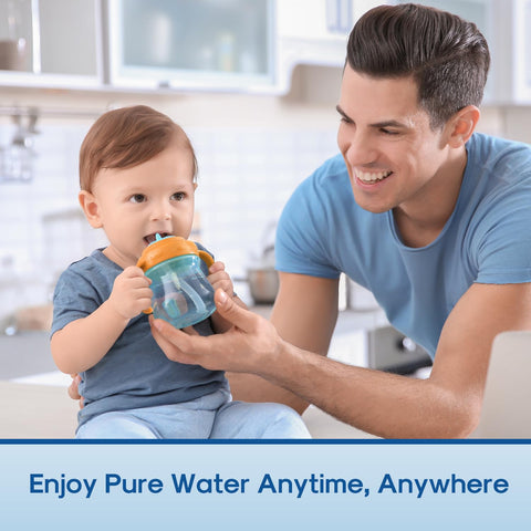 ICEPURE easy-installation guide demonstrates simple, tool-free filter changes for households
