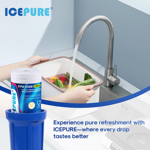 ICEPURE 2-pack packaging keeps spare filters ready for maintenance
