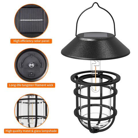 Icerona solar lantern packaging includes everything for quick installation.