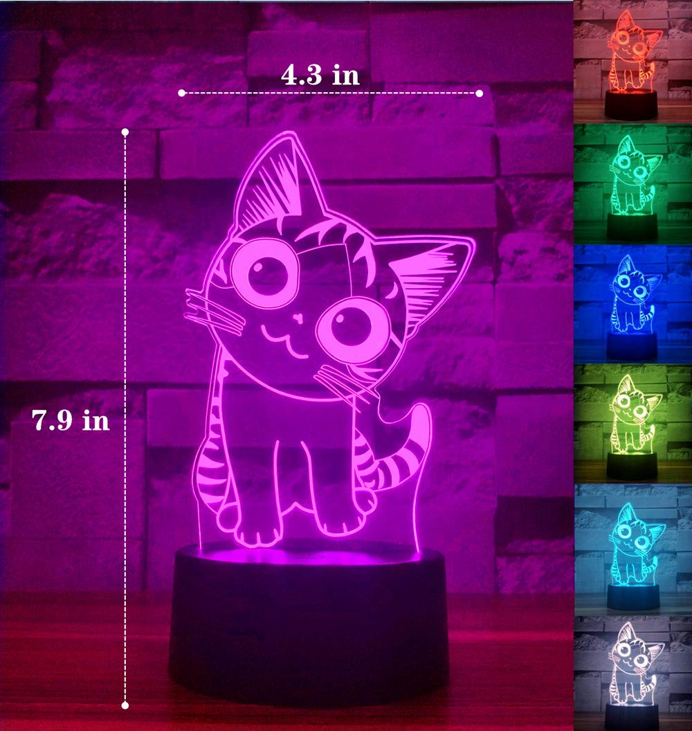 i-CHONY night light auto color change creates a cozy atmosphere