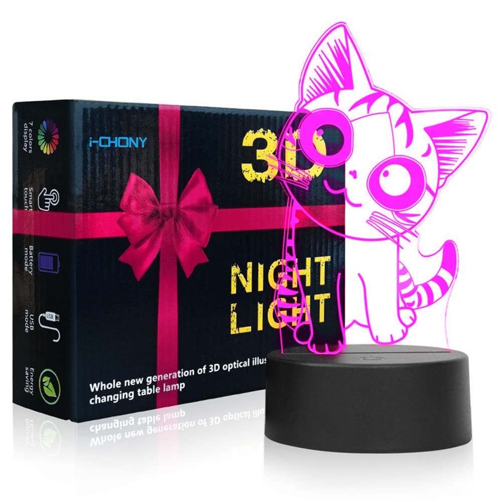 i-CHONY's soft LED glow is easy on kids' eyes