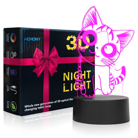 i-CHONY's soft LED glow is easy on kids' eyes