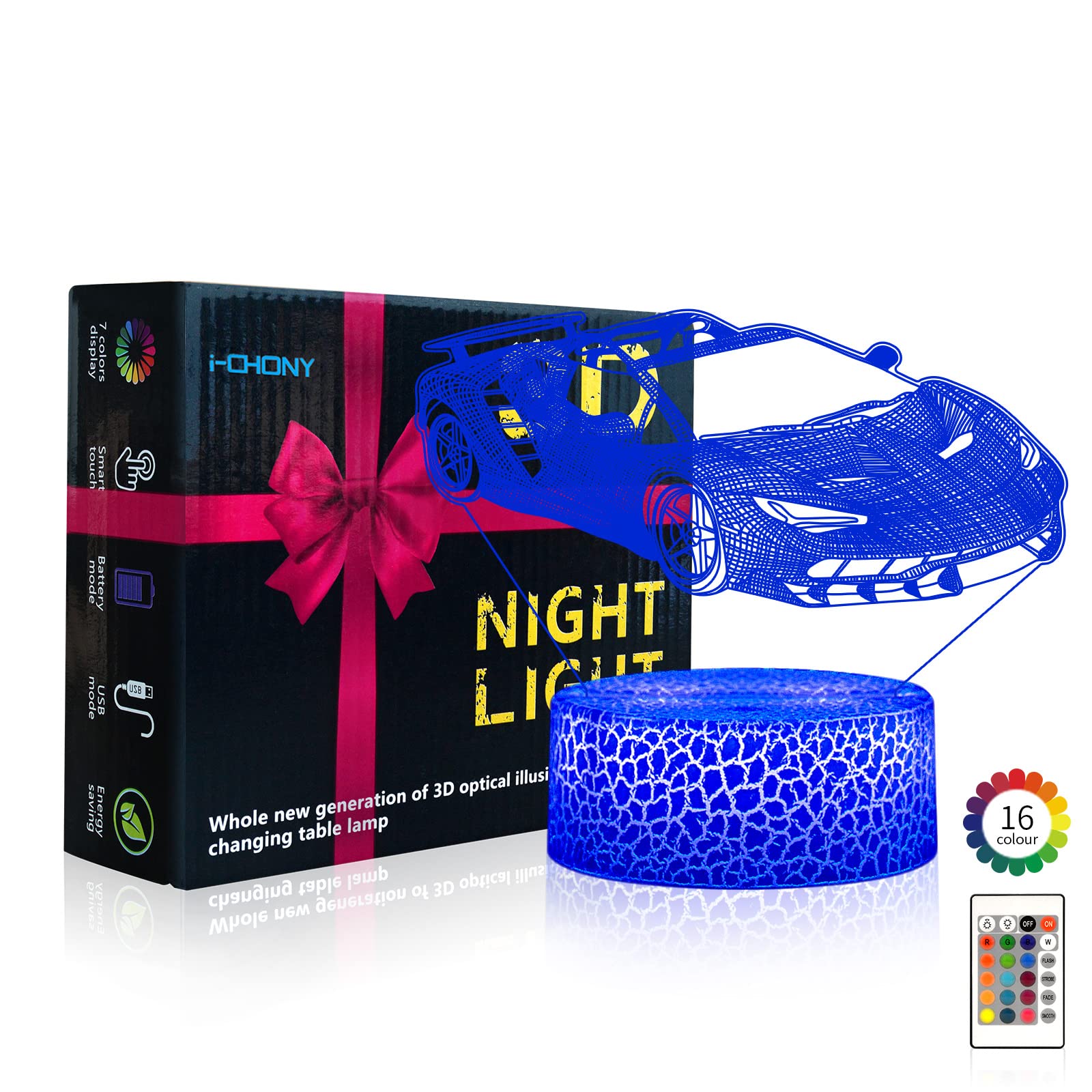 i-CHONY USB powered option enables versatile setup on desks and shelves
