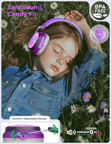 iClever adjustable headband demonstrates ergonomic, comfortable fit.