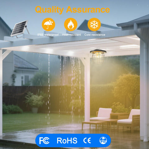 ICOFRU Solar Shed Light four brightness levels tailor lighting to any scene.