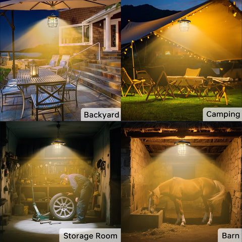 ICOFRU Solar Shed Light remote controls color and brightness for easy adjustment.