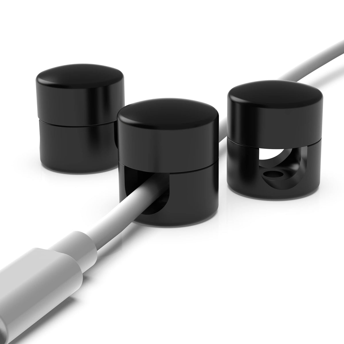 ICONIT Cable Anchors secure desk cables for a tidy, efficient workspace.