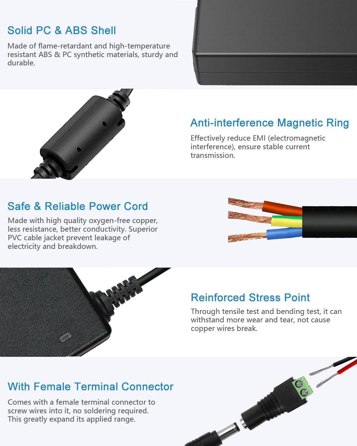 iCreatin 24V DC plug connector for tool-free wiring and quick setup