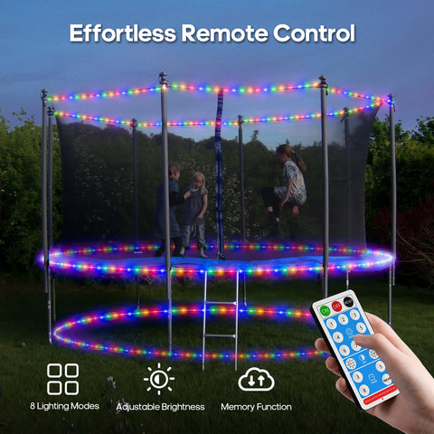 ICRGB remote control for switching modes and timing options.
