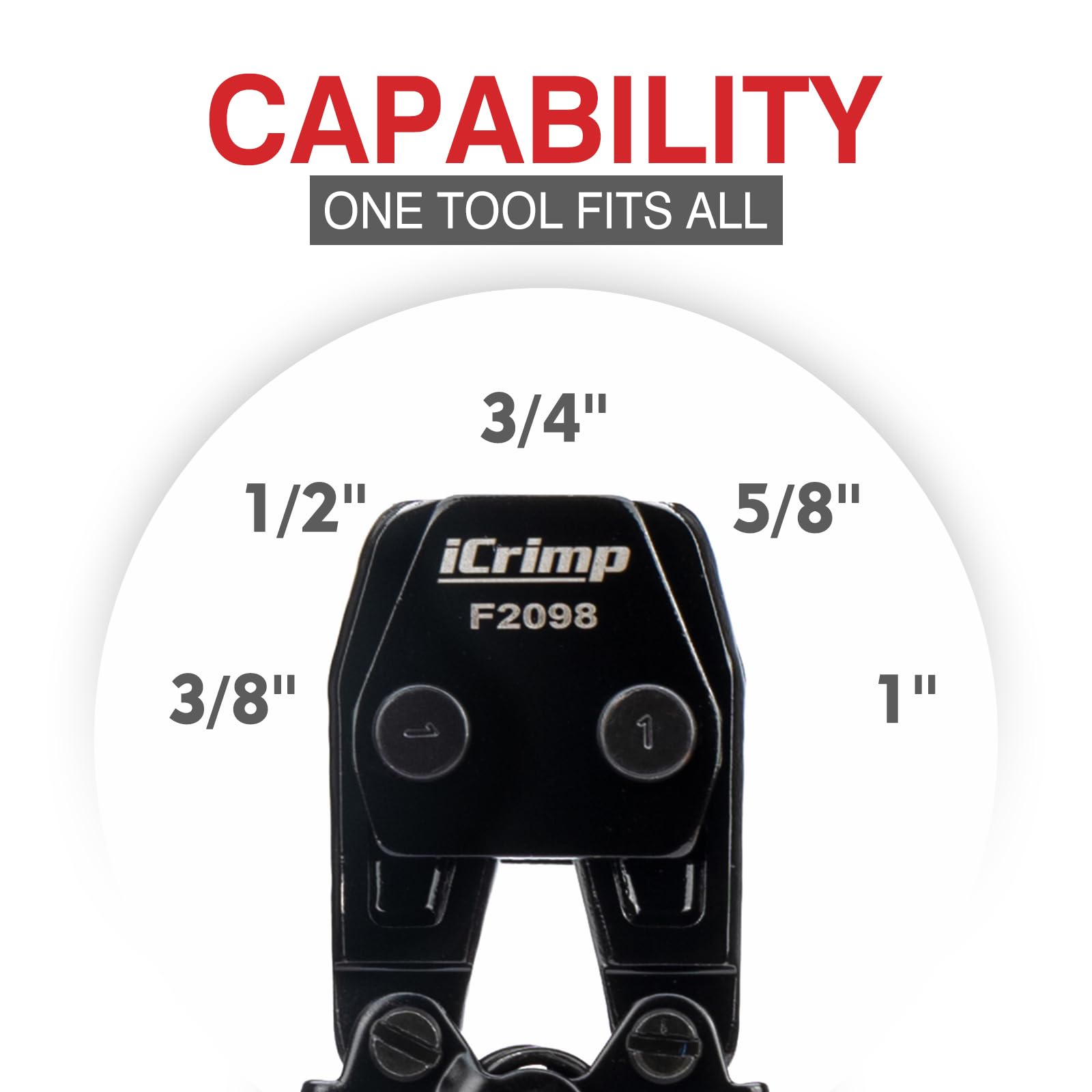 iCRIMP 1096D assembly kit: all-in-one solution for plumbing projects.
