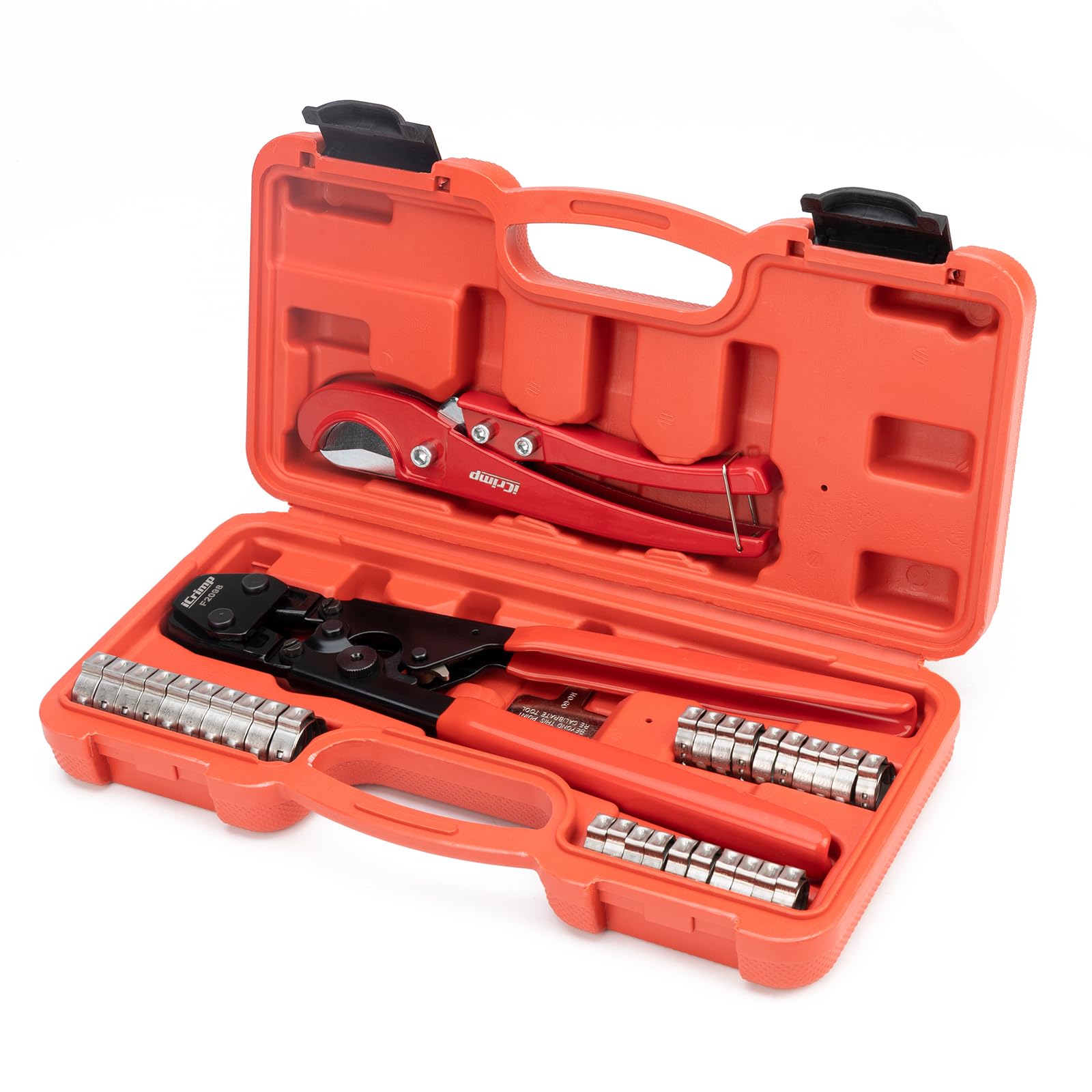 iCRIMP 1096D case closed: portable PEX tool kit for quick jobs.