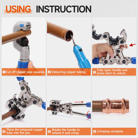 iCRIMP 1632AF provides leak-free connections with fast crimping.
