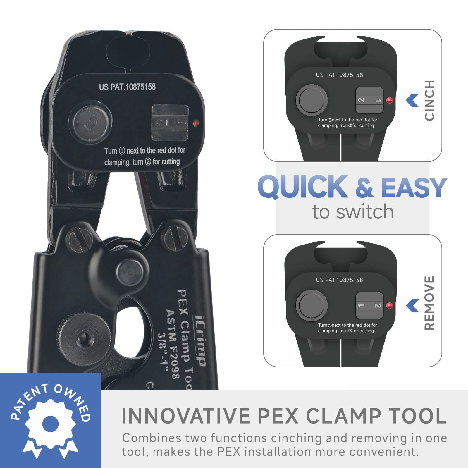 iCRIMP all-in-one kit contents for quick PEX projects.