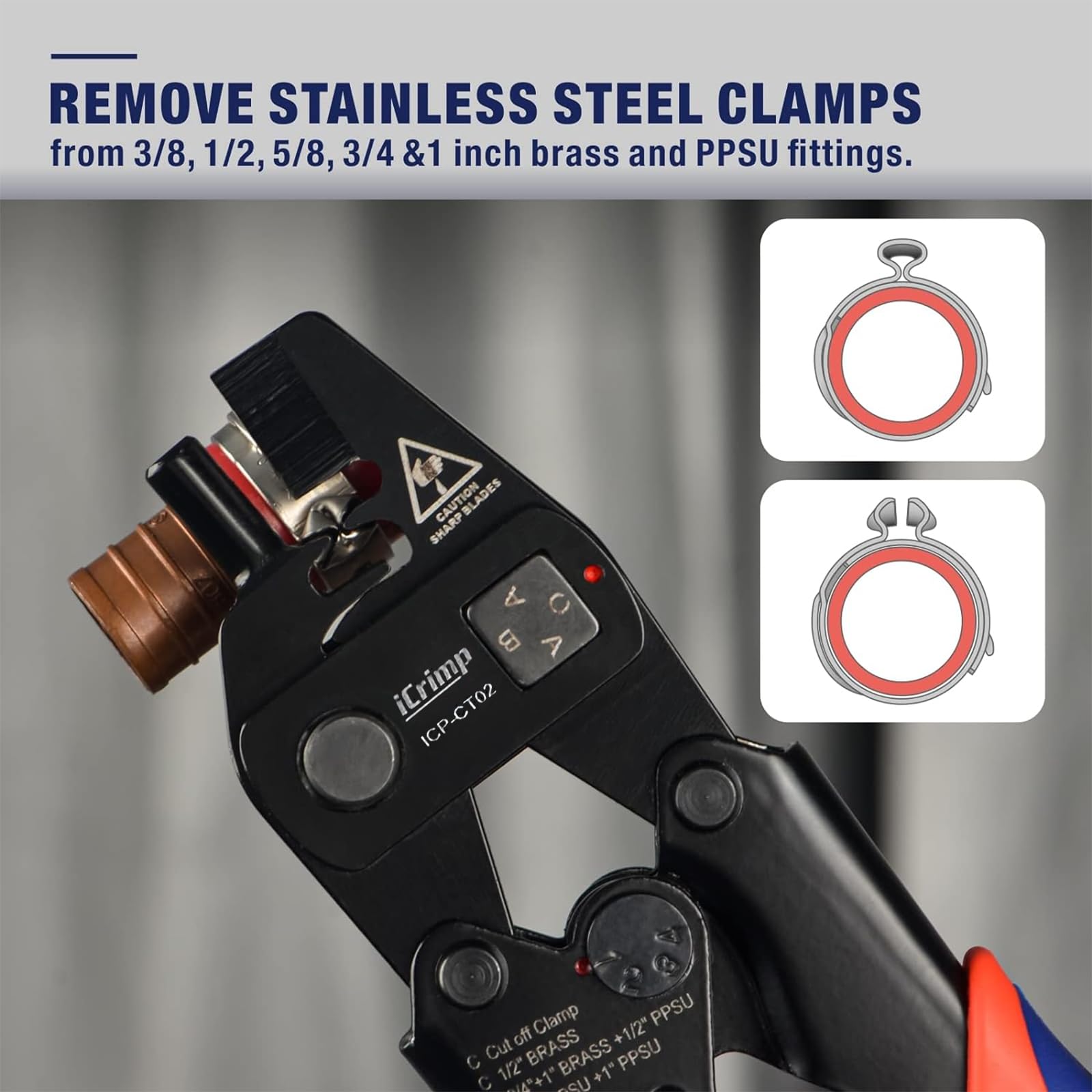 iCRIMP CT02 easy-switch knob enables quick mode changes.
