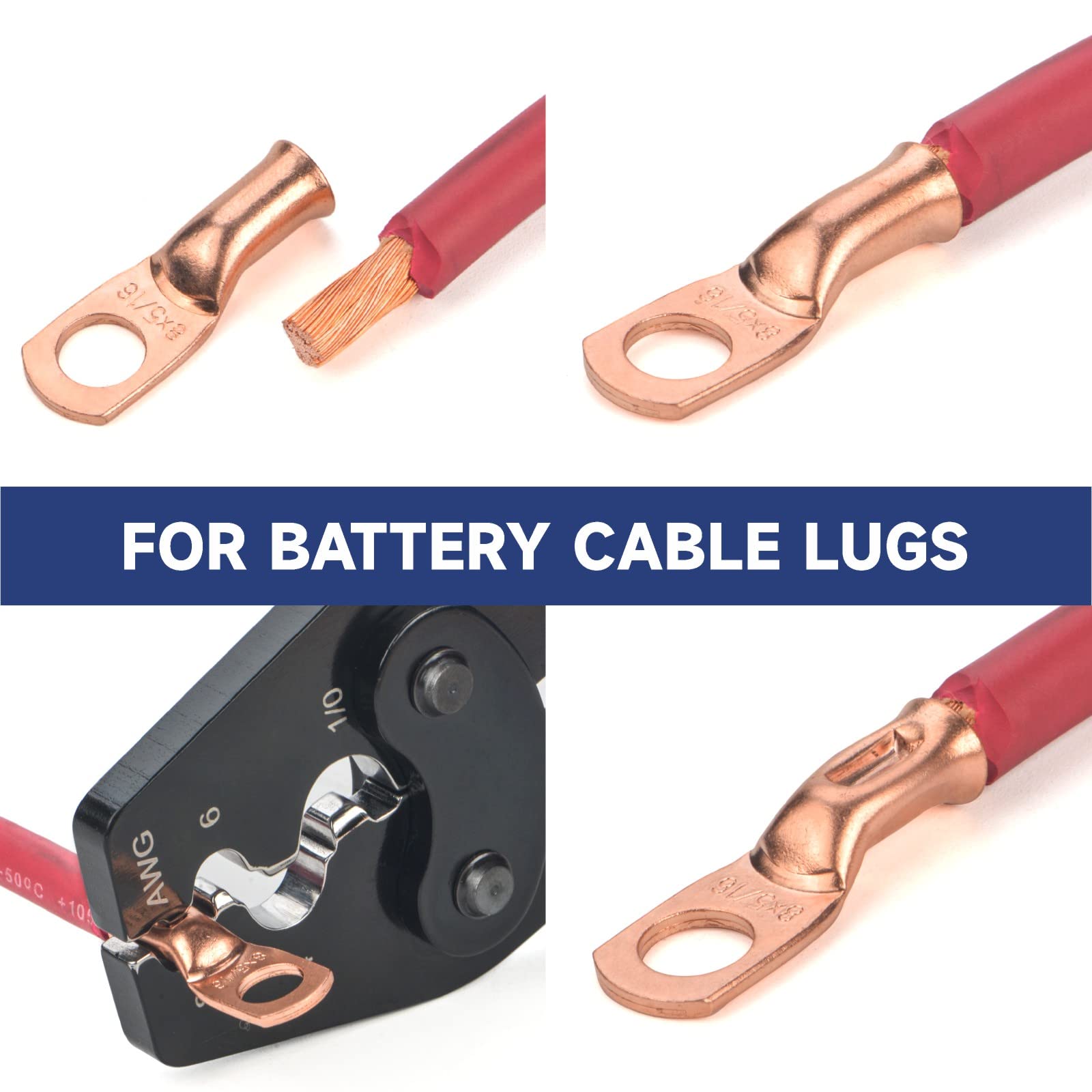 iCRIMP IWS-50AP ratchet mechanism ensures precise, repeatable crimps.
