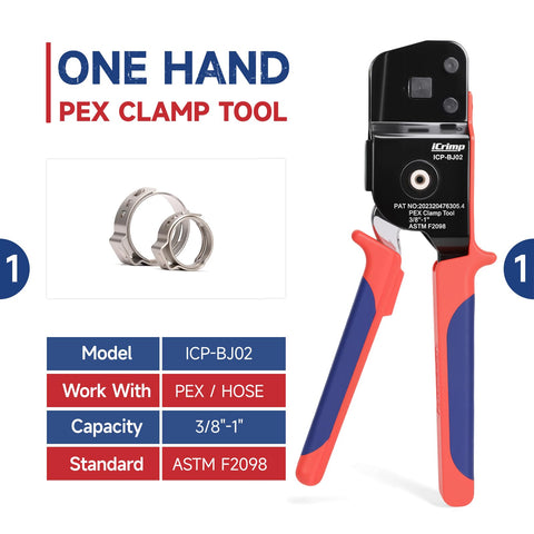iCRIMP KIT-BJ02 tool head close-up showing durable construction.