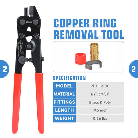 iCRIMP KIT-FACL copper crimp rings 38in size ready for secure connections.